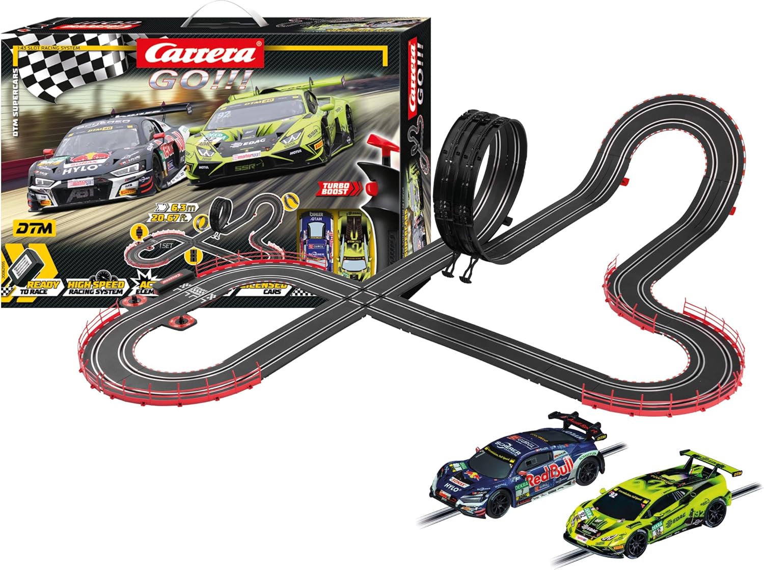 Carrera GO!!! DTM Supercars Slot Car Racing Set Main image