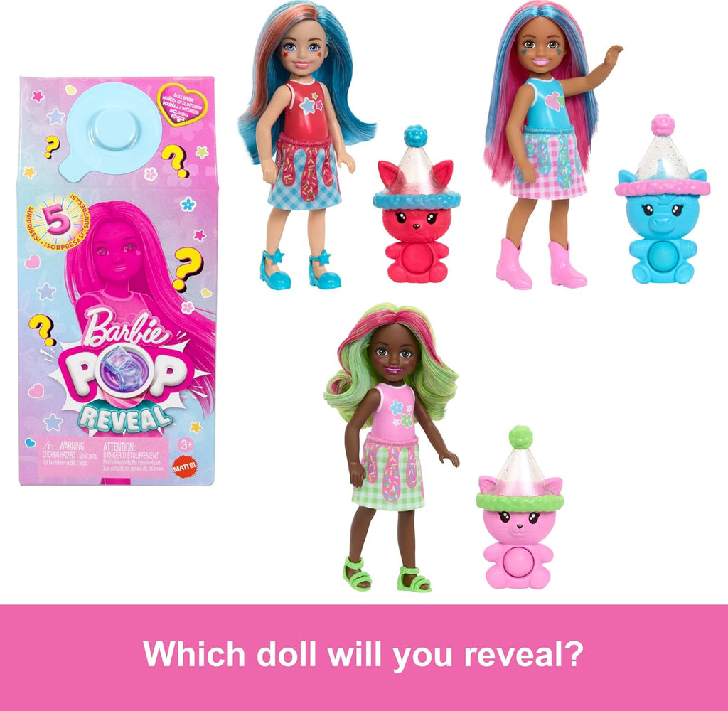 Barbie Pop Reveal Chelsea Doll Shakes