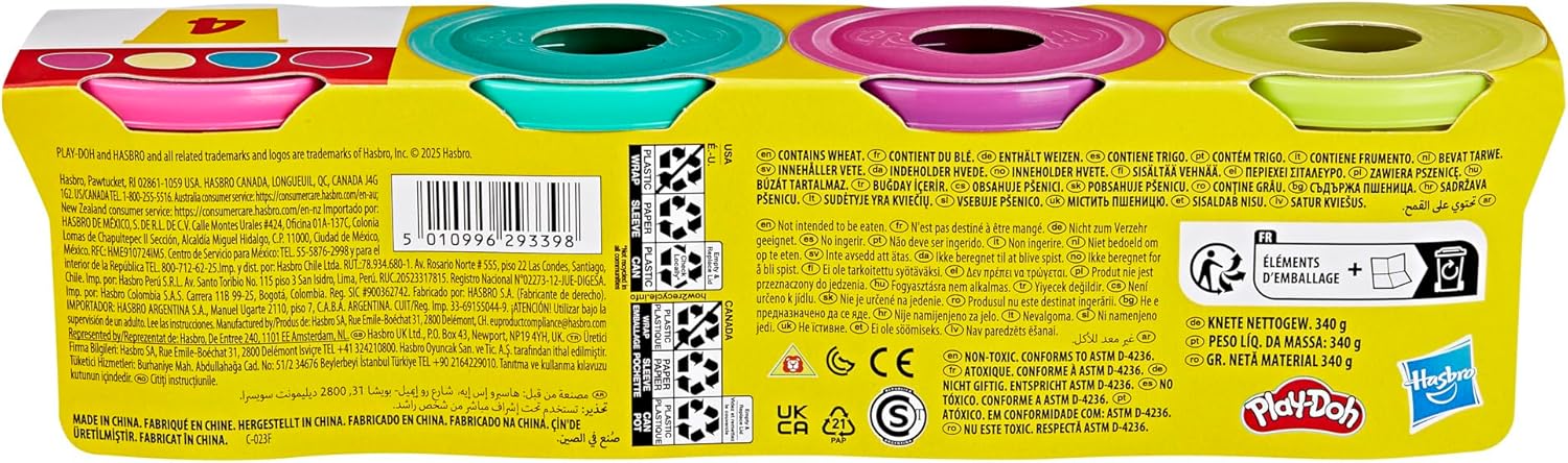 Play-Doh 4-Pack Classic Colour Set Secondary image