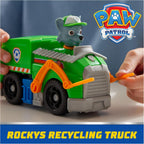 PAW PATROL, Recycling Truck with Rocky Toy Figure