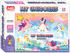 My Unicorn Puzzles 100 Pieces for Family and Kids