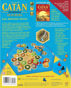 Playzokids Catan Seafarers expansion set with colorful game pieces and map for the popular Catan board game.