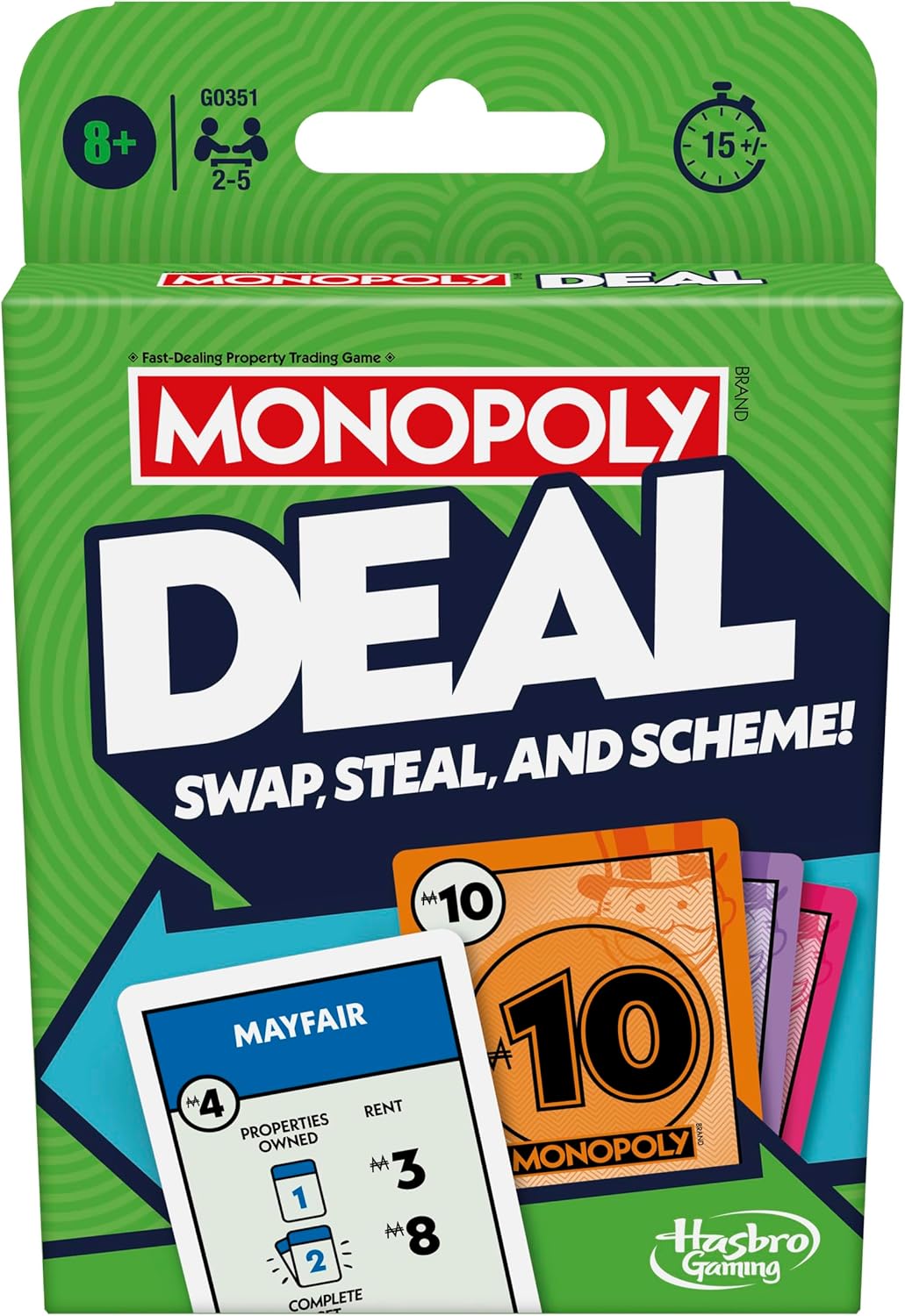 Hasbro Monopoly Deal Card Game Secondary image