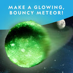 Playzokids National Geographic glow-in-the-dark meteor toy with realistic surface and luminous features for educational fun.