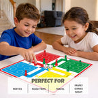 Ankit Toys 2 in 1 Ludo & Snake & Ladders Senior Board Game Set