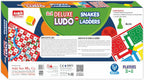 Ludo & Snake & Ladders Board Game Set for Kids & Adults