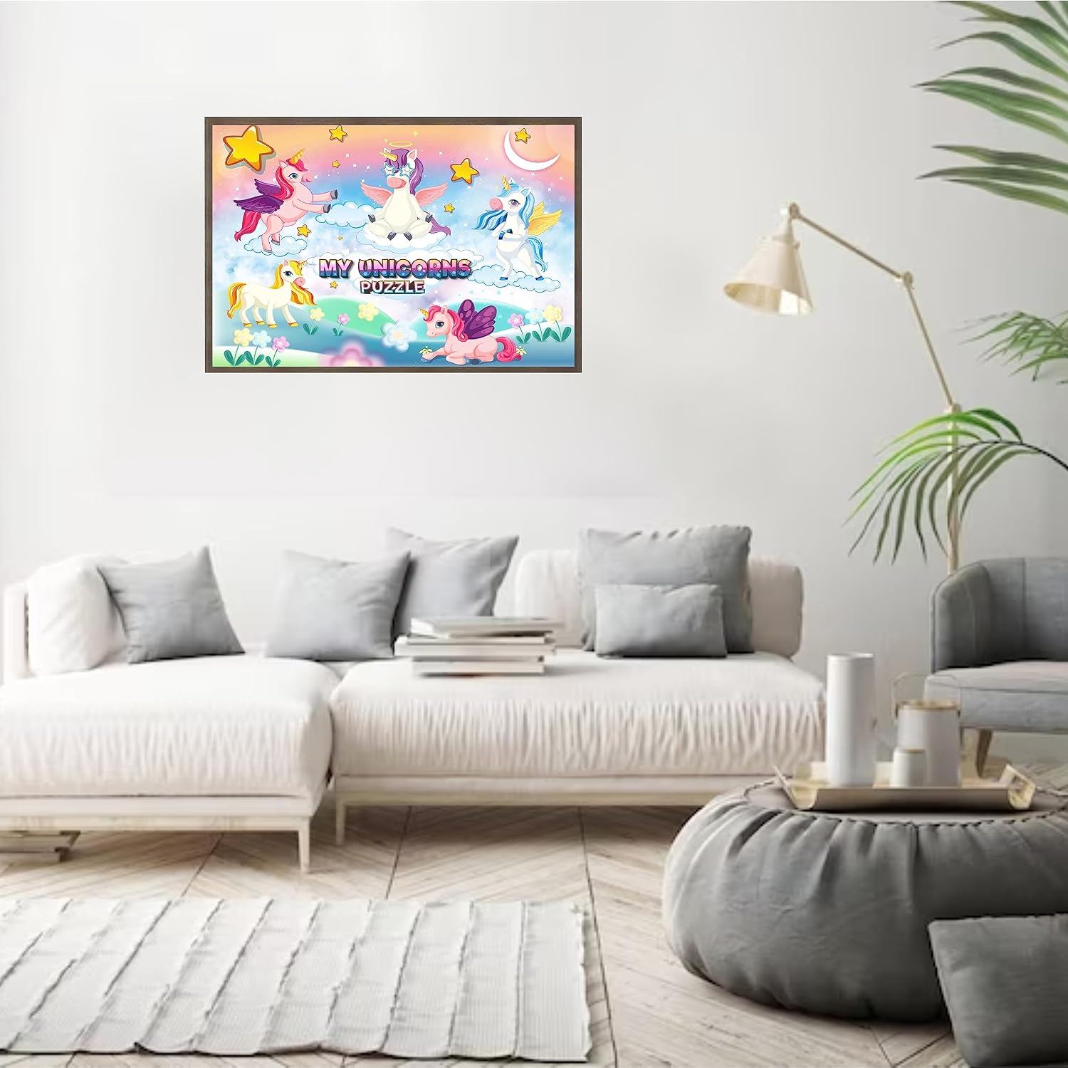 My Unicorn Puzzles 100 Pieces for Family and Kids