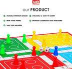 Ankit Toys 2 in 1 Ludo & Snake & Ladders Senior Board Game Set