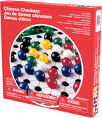 Pressman Chinese Checkers game with colorful marbles and star-shaped board for strategic play and family fun.