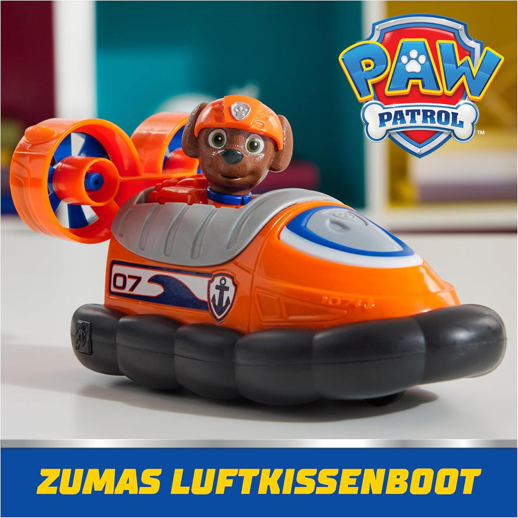 PAW PATROL, Air Cushion Boat with Zuma Dog Figure