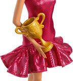 Barbie Ballroom Dancer Fashion Doll with Red Ruffle Dress