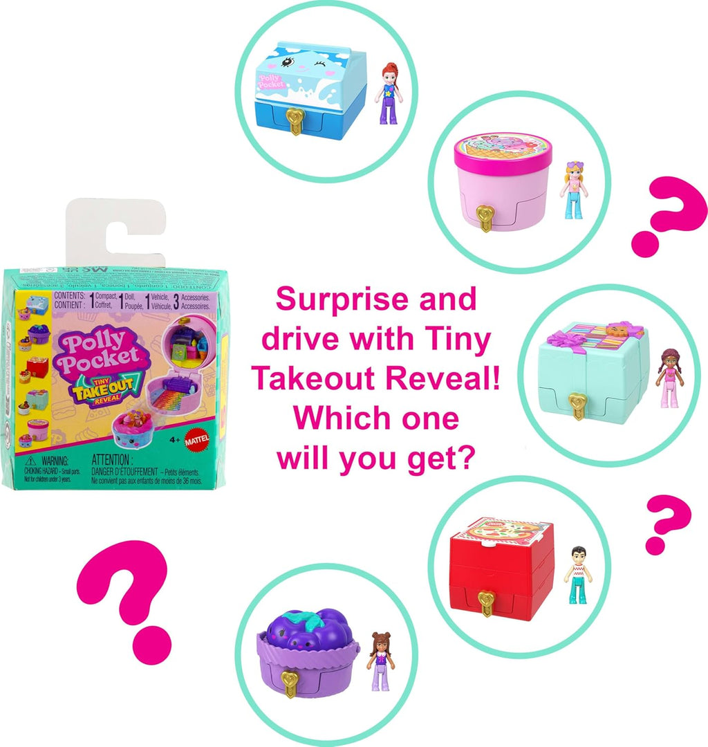 Polly Pocket - Mini Doll Boxes,  Multicolor