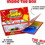 Ankit Toys 2 in 1 Ludo & Snake & Ladders Senior Board Game Set