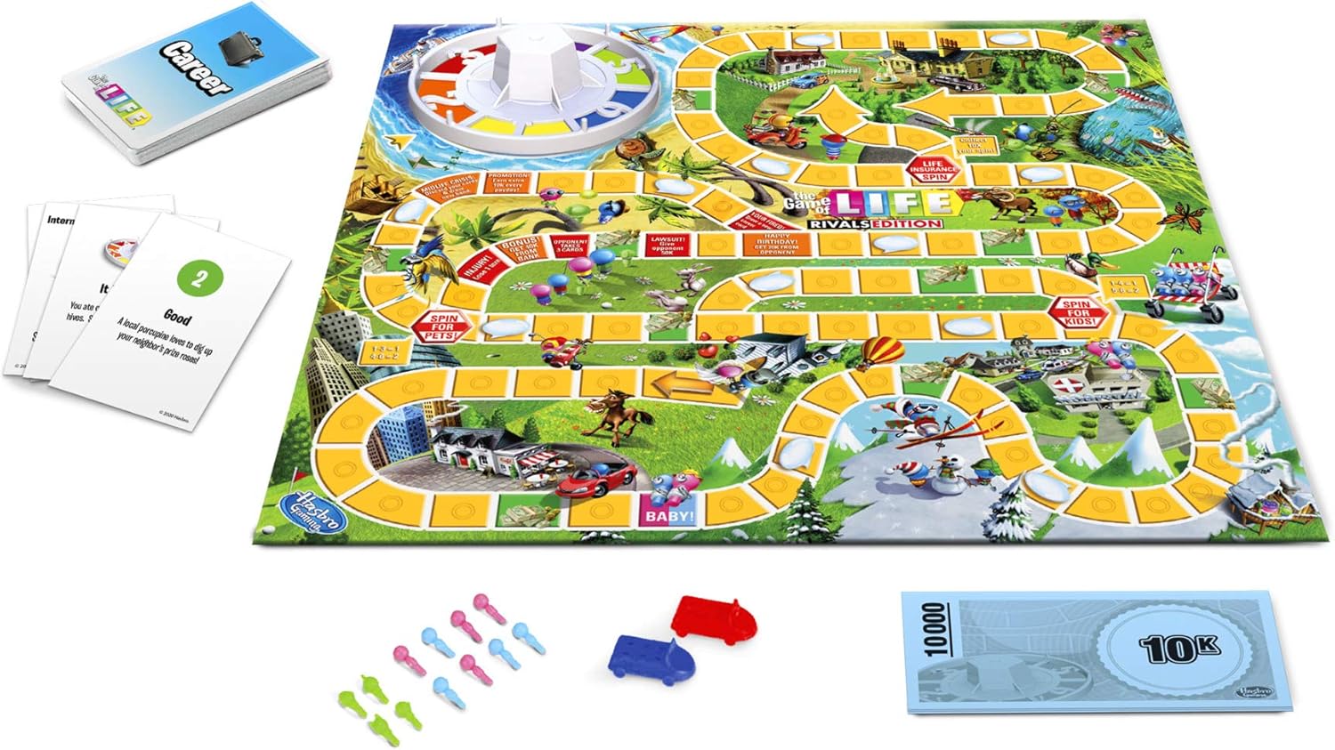 Hasbro The Game of Life Rivals Edition