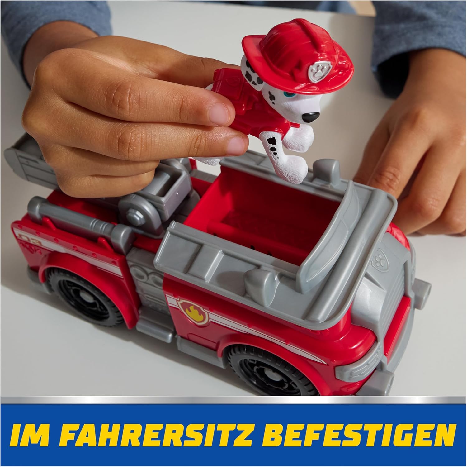 Paw Patrol, Marshall Fire Truck, Marshall Vehicle and Figure