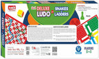 Ludo & Snake & Ladders Board Game Set for Kids & Adults