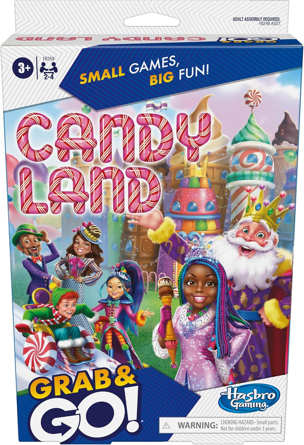 Candy Land Grab and Go Travel Board Games Assortment