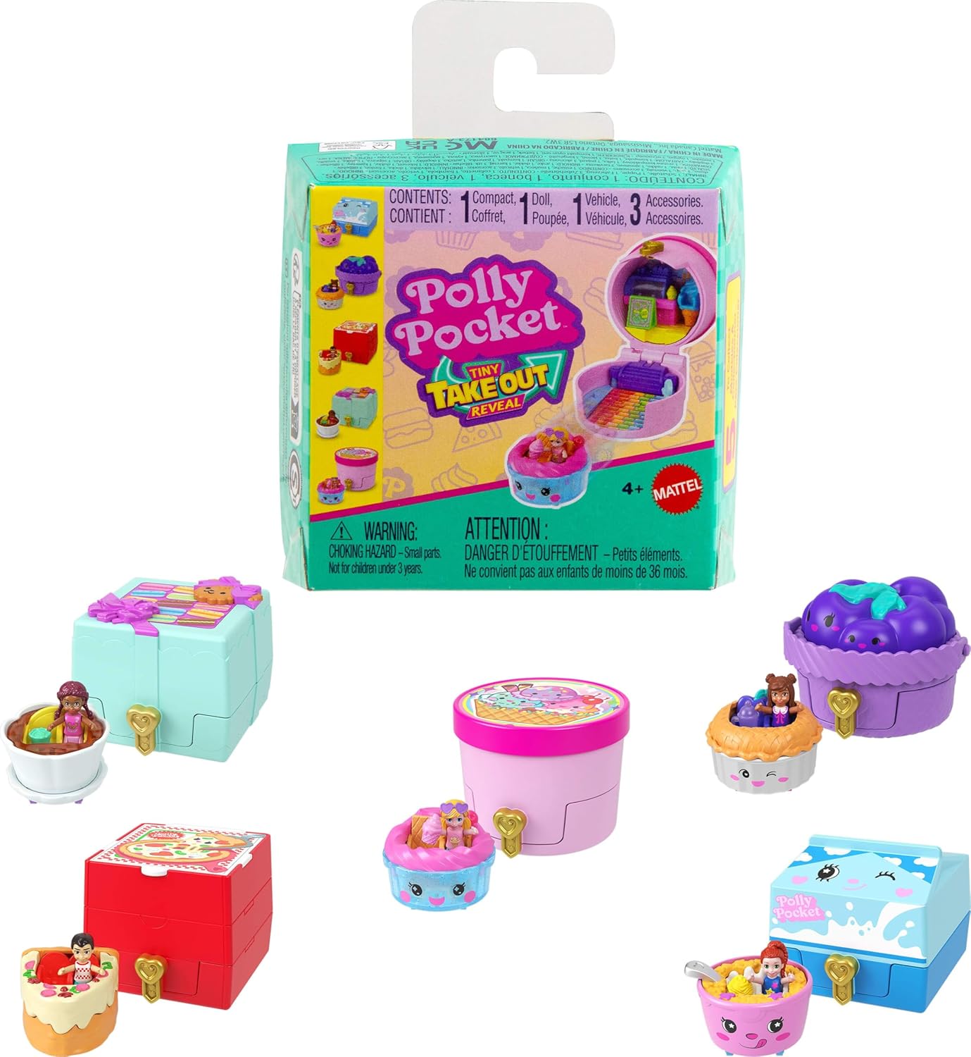 Polly Pocket - Mini Doll Boxes,  Multicolor Main image