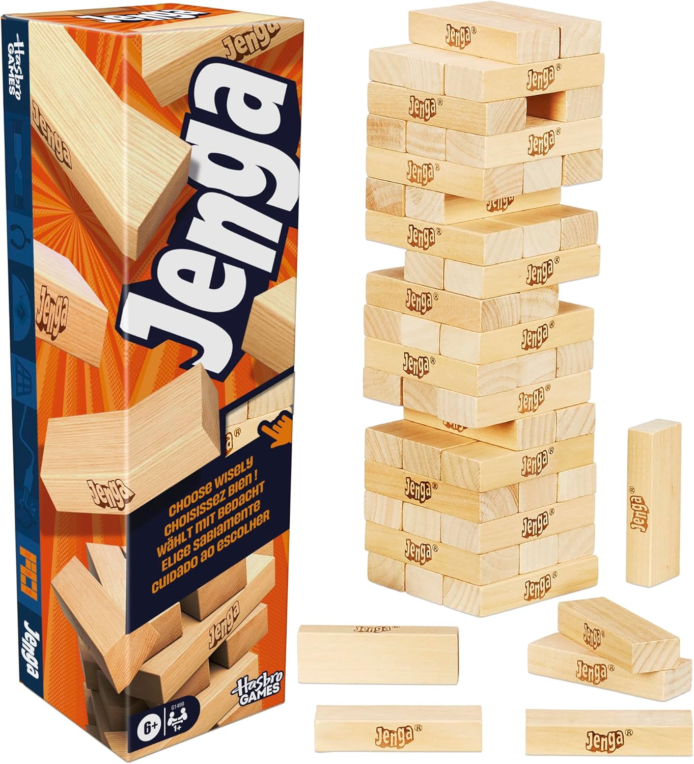 Official Hasbro Games Jenga Game Main image