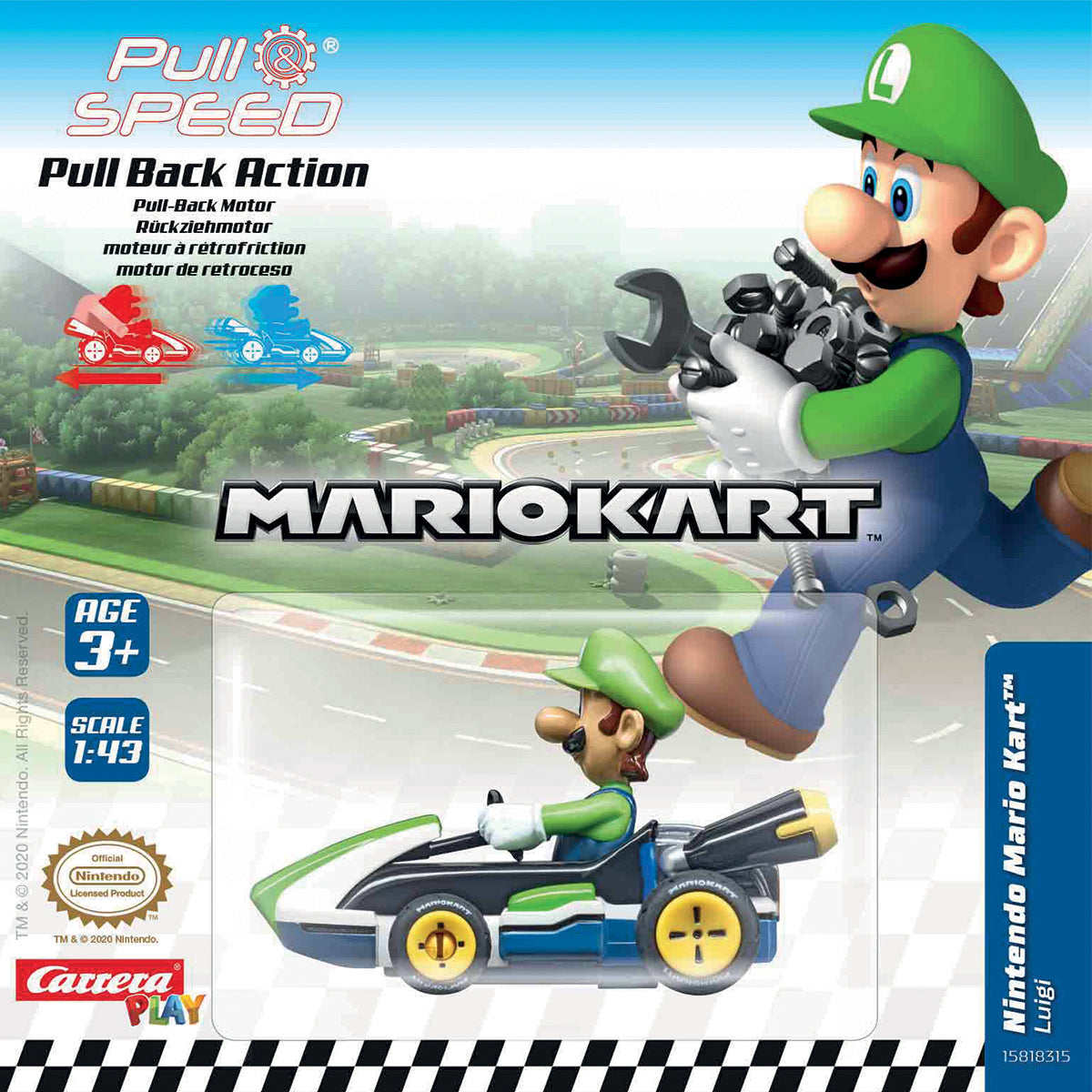 Super Mario Kart Luigi Secondary image