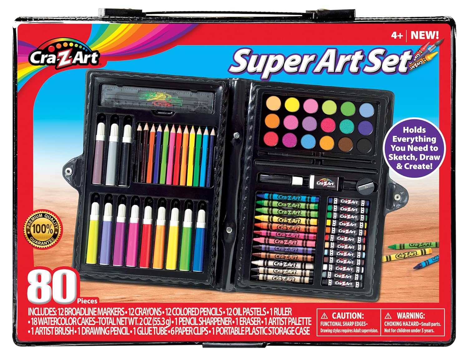 Cra-Z-Art 80 Piece Art Set