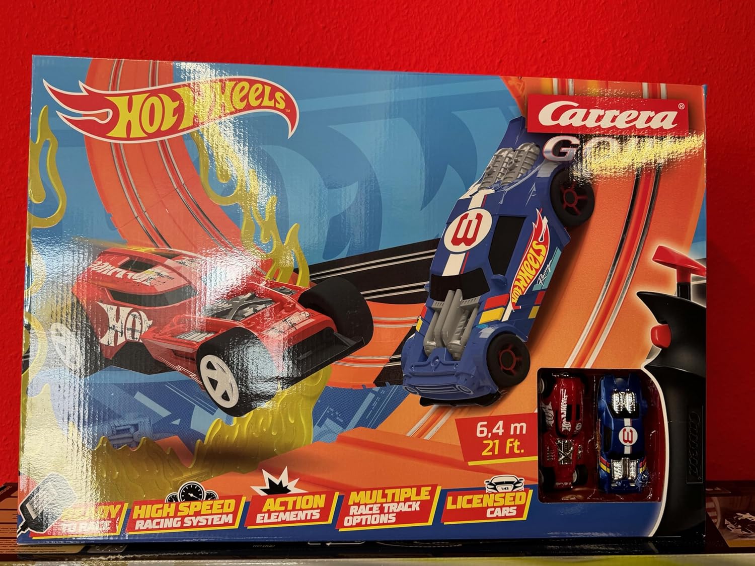 Carrera GO!!! Hot Wheels™ 6.4 Race Track Set Main image