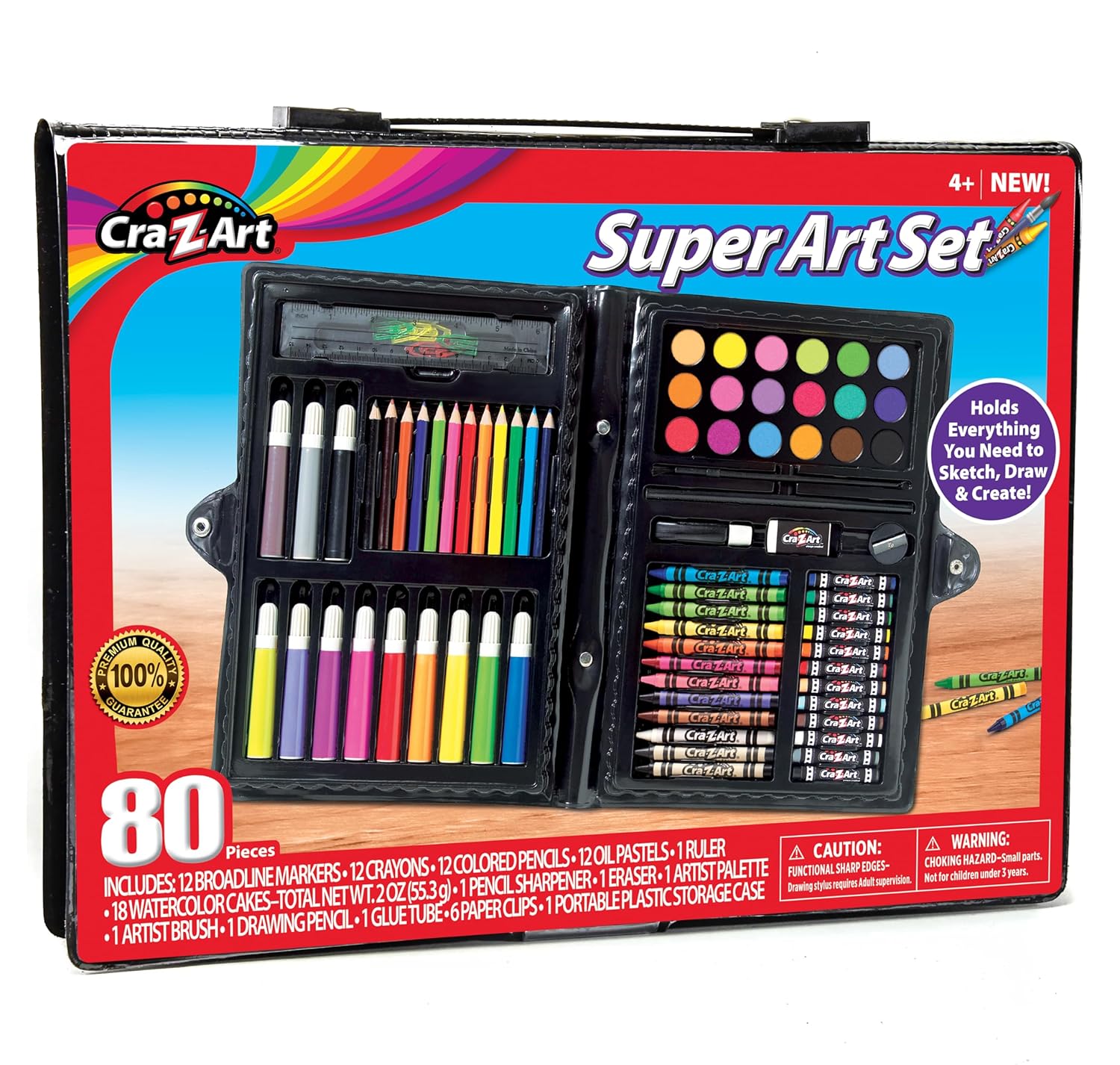 Cra-Z-Art 80 Piece Art Set