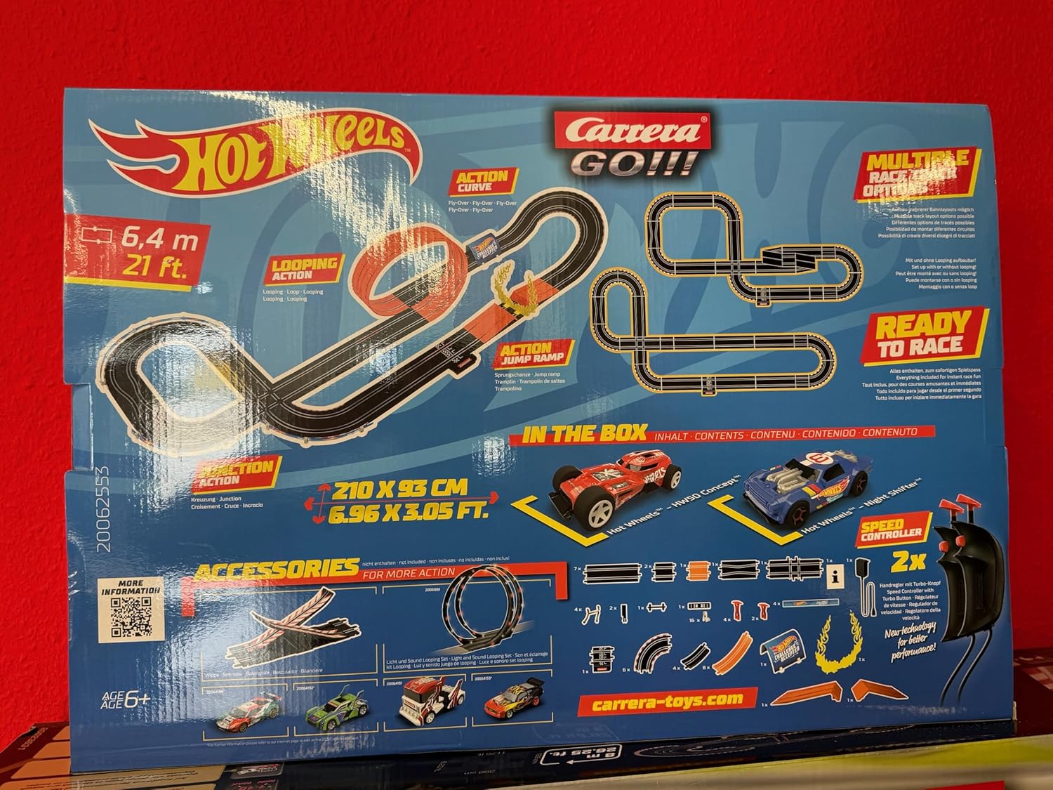 Carrera GO!!! Hot Wheels™ 6.4 Race Track Set Secondary image