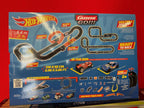 Carrera Hot Wheels™ 6.4 Race Track Set featuring colorful tracks, racing cars, and track accessories for high-speed play.