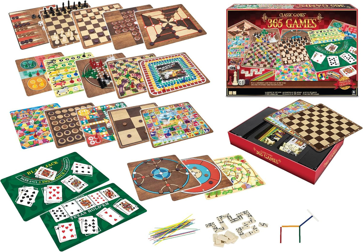 Ambassador Games Classic Games - 365 Games, One Size
