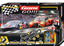 Carrera high-speed digital race track toy with colorful racing cars on a detailed track setup.