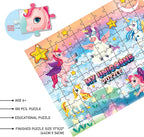 My Unicorn Puzzles 100 Pieces for Family and Kids