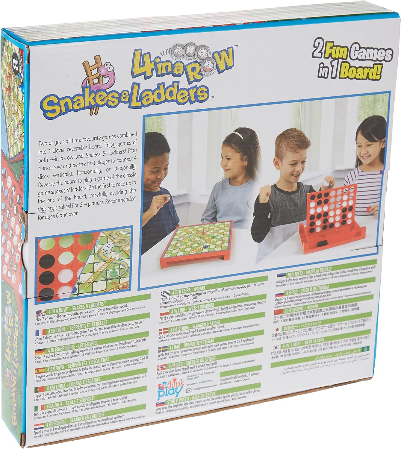 Snakes & Ladders and 4-in-a-Row Game Bundle Secondary image