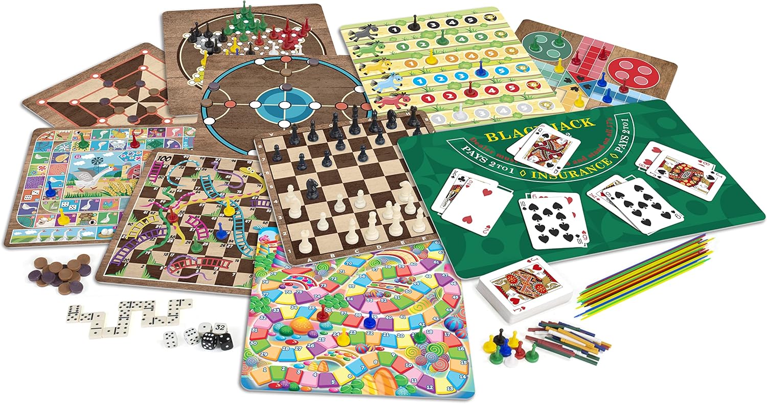 Ambassador Games Classic Games - 365 Games, One Size Secondary image