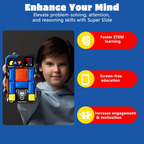 Electronic Sliding Puzzle Game – Handheld Brain Teaser Toy with Lights & Sound