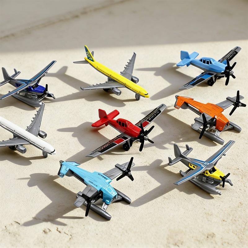 Diecast Mini Airplane Toy Set (2 colors)