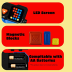 Electronic Sliding Puzzle Game – Handheld Brain Teaser Toy with Lights & Sound