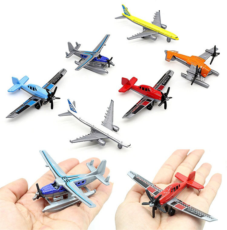 Diecast Mini Airplane Toy Set (2 colors)