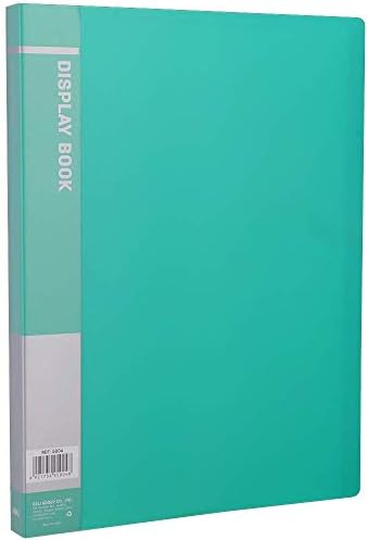 Playzokids Deli Economical Display Book with 60 transparent pockets for organizing and showcasing documents or artwork.
