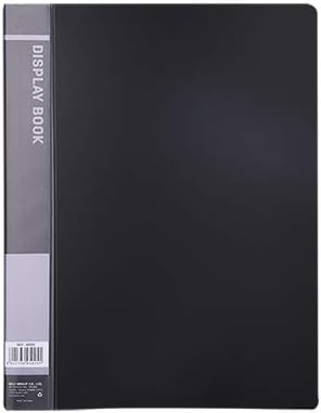 Playzokids Deli Economical Display Book with 60 pockets, ideal for organizing and storing documents or collectible cards.