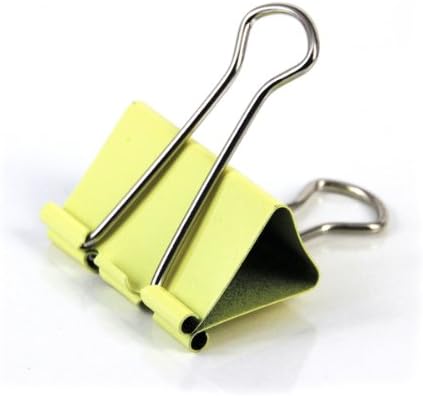 Set of 48 colorful 25mm Playzokids Deli binder clips in assorted colors, shown arranged on a flat surface.
