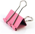 Set of colorful Playzokids 25mm binder clips in assorted colors, displayed in a pack of 48 on a white background.