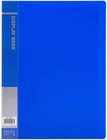 Playzokids Deli A4 Economical Display Book with 30 transparent pockets for organizing documents and artwork.
