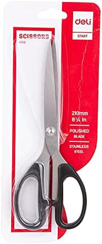Playzokids deli scissors, 8 1/4 inch, with stainless steel blades and colorful handles for precise cutting and kitchen use. Main image