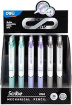Playzokids Deli Scribe Mechanical Pencil with 0.5 mm lead, featuring a sleek design and comfortable grip for precise writing.