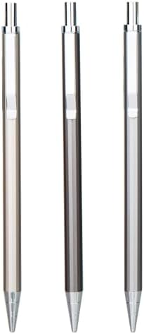 Playzokids Deli Metal Mechanical Pencil 0.7mm with durable metal body, pack of 36, ideal for precise writing and drawing.