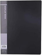 Playzokids Deli A4 Economical Display Book with 20 transparent pockets for organizing documents and school papers.
