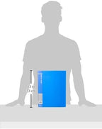 Playzokids Deli A4 Economical Display Book with 20 transparent pockets for organizing documents and school papers.