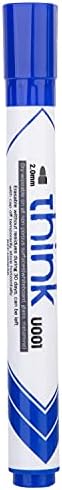 Blue bullet tip Deli Dry Erase Marker from Playzokids shown on white background for classroom or office use