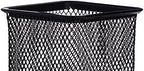Playzokids deli mesh square pen holder in black, measuring 80x80x90 mm, with a mesh design for organizing pens and stationery.
